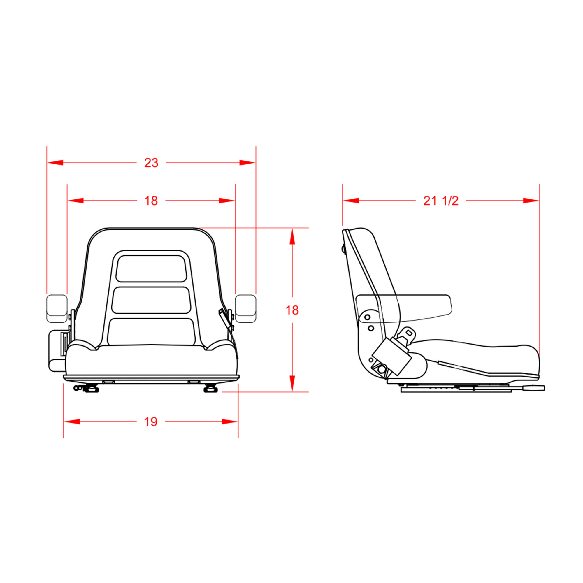 wise seat dimensions